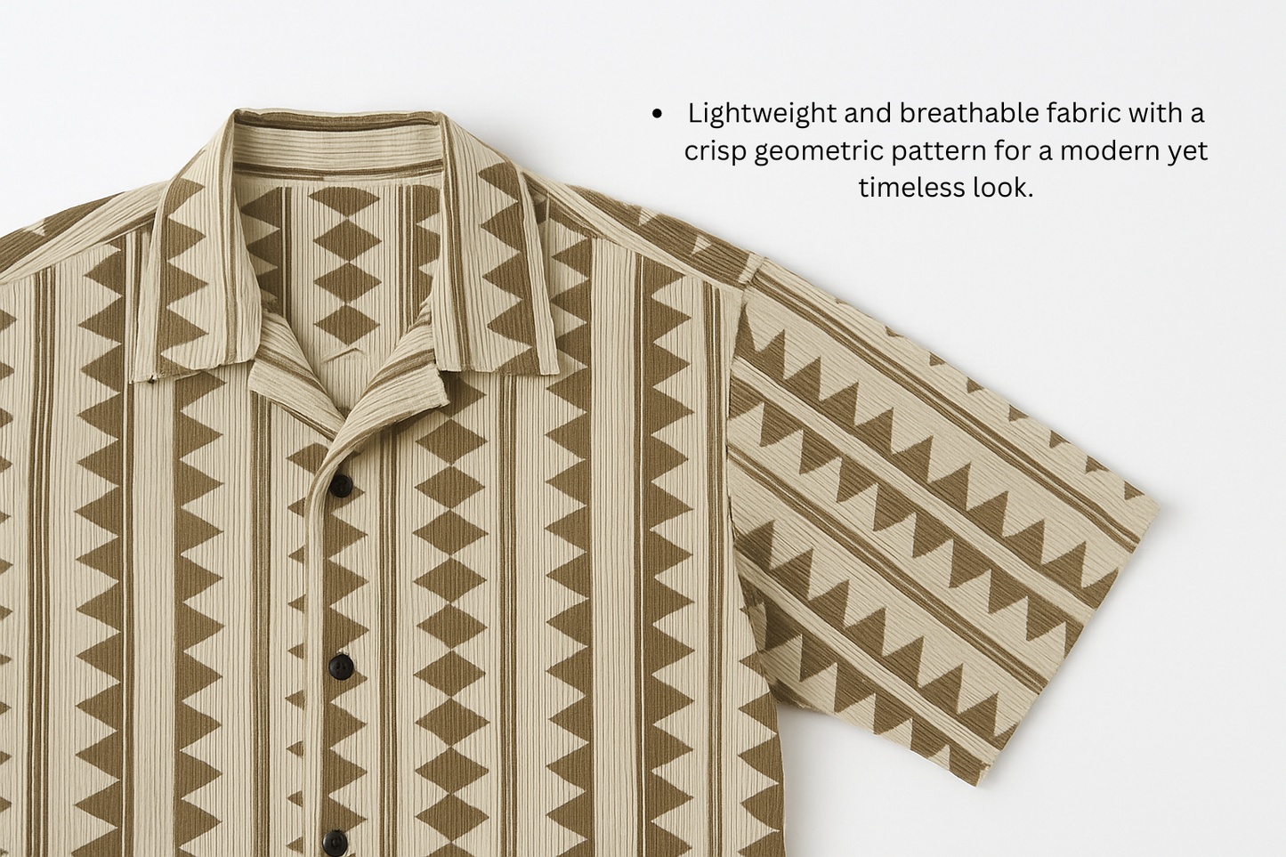 White Rustic Rhythm Button Shirt